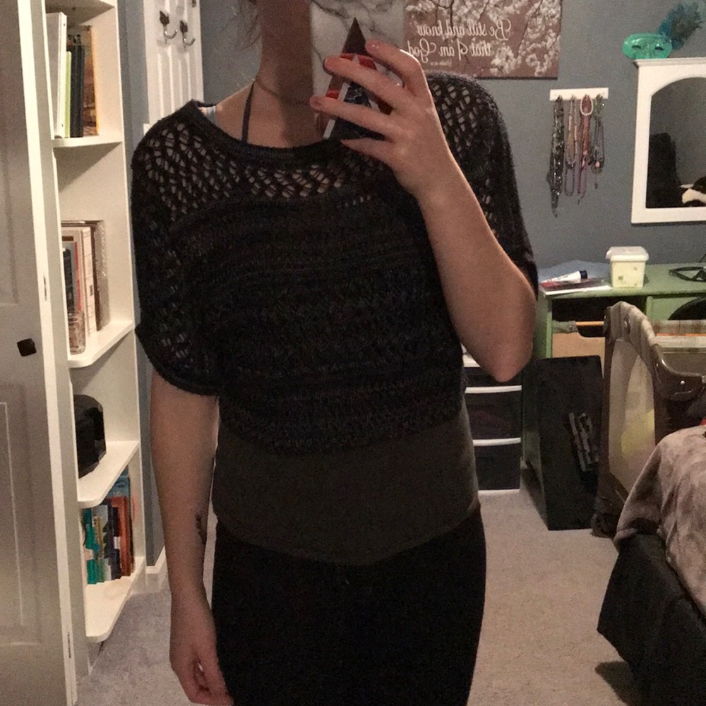 Charlotte Russe Crop Top Sweater